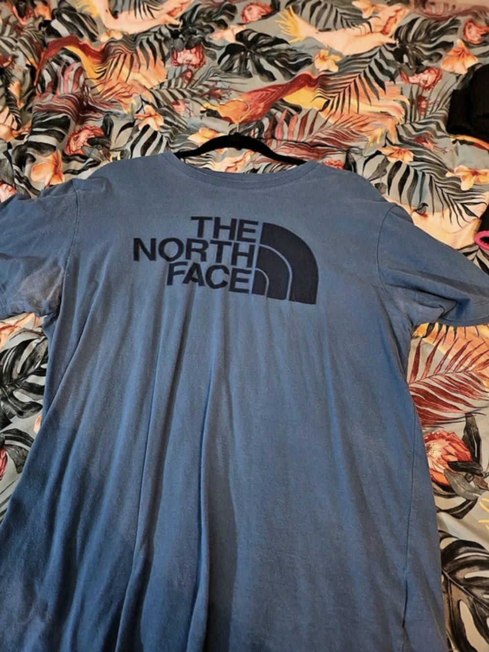 The North Face Half Dome Short-Sleeve T-Shirt Short Sleeve Tee Blue Large Like